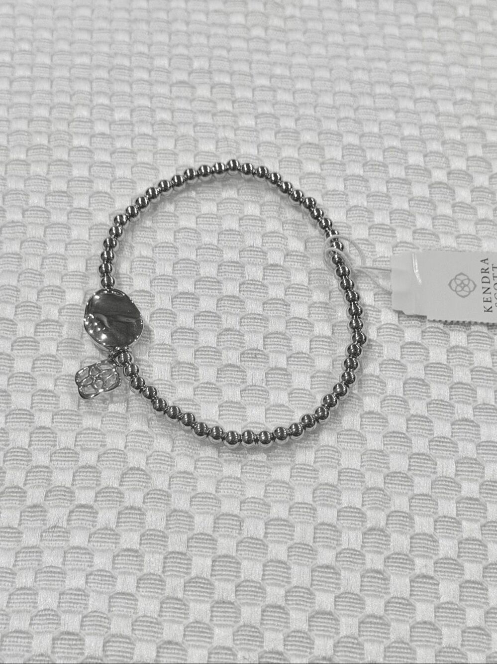 Kendra Scott NWT bracelet - Silver bead stretch bracelet